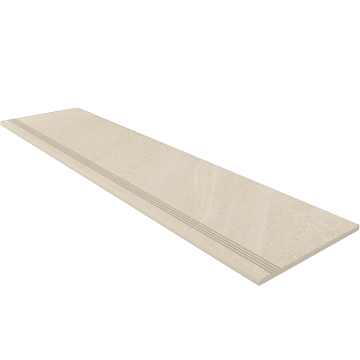 Ступени Ступень GB01 Gabbro Бежевый Неполированная с насечками 30x120x9 Estima