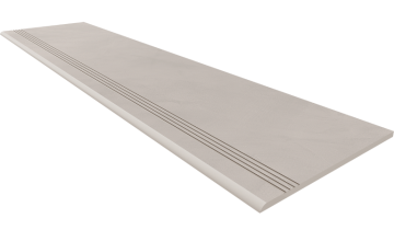 Ступени Ступень GF01 Graffito Light Grey неполированный с насечками 30x120 Estima