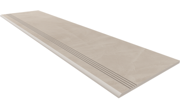 Ступени Ступень GF02 Graffito Light Beige неполированный с насечками 30x120 Estima