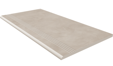Ступени Ступень GF02 Graffito Light Beige неполированный с насечками 30x60 Estima