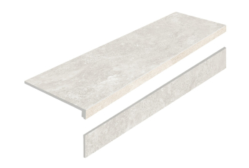 Ступени Ступень L Mystical Charm Bianco Matt с подступенником 32x120 Staro