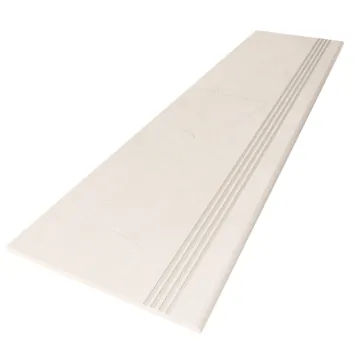 Ступени Ступень MA00 Мармулла Слоновая кость Неполированный с насечками 30x120x9 Ametis by Estima