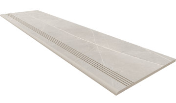 Ступени Ступень NL02 Nolana Light Grey неполированный с насечками 30x120 Estima