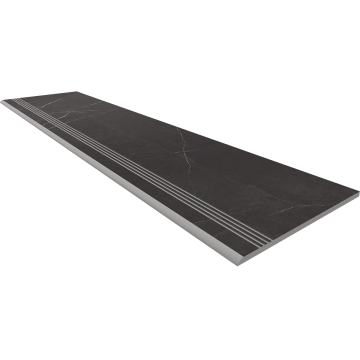 Ступени Ступень NL04 Nolana Черный Неполированный с насечками 30x120x9 Estima