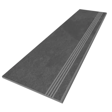 Ступени Ступень TE04 Terra Черный Неполированная с насечками 30x120x9 Estima