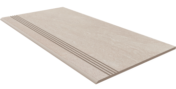 Ступени TN00 Ступень Ivory неполированная с насечками 30x60 Estima