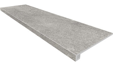 Ступени TN01 Grey Неполированная без насечек 33x120 + Подступенок (14,5x120)) Estima
