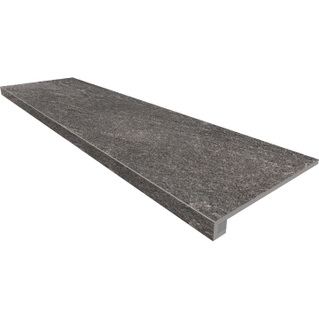 Ступени TN02 Anthracite Неполированная без насечек 33x120 + Подступенок (14,5x120)) Estima