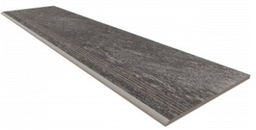 Ступени TN02 Ступень Anthracite неполированная с насечками 30x120 Estima