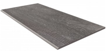 Ступени TN02 Ступень Anthracite неполированная с насечками 30x60 Estima