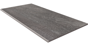 Ступени TN02 Ступень Anthracite неполированная с насечками 30x60 Estima