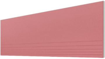 Ступени UF023 (насыщенно-красный моноколор) ступень матовая 120х29,5  Уральский Гранит