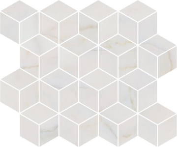 T017/14003 Мозаика Греппи белый мозаичный 45*37.5 Kerama Marazzi