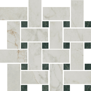 T038/SG6540 Мозаика Серенада мозаичный белый лаппатированный 32x32 Kerama Marazzi