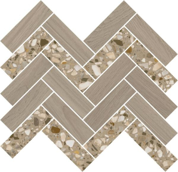 T042/SG5269 Мозаика Монтиони мозаичный коричневый светлый 34x35,5 Kerama Marazzi