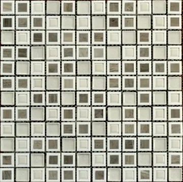 TonoMosaic Мозаика CSR 095 Керамика и камень 30x30 (чип 1.5x1.5+2.3x2.3) TonoMosaic