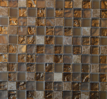 TonoMosaic Мозаика MMB 18 Камень и стекло 30x30 (чип 2.3x2.3) TonoMosaic