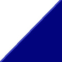 TR1/2D11-1CH Керамогранит Blue (Cobalt) Half Dot Triangles 2,5х2,5 Top Cer