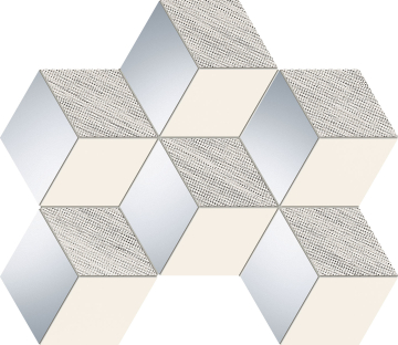 Tubadzin Мозаика Ms-Senza grey hex 28.9x22.1 Tubadzin