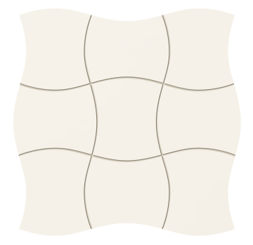 Tubadzin MS-01-162-0293-0293-1-028 Мозаика Royal Place white 29,3x29,3 Tubadzin