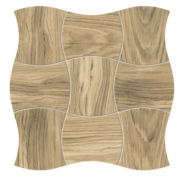 Tubadzin MS-01-162-0293-0293-1-029 Мозаика Royal Place wood 29,3x29,3 Tubadzin