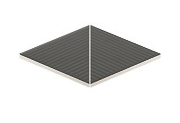 UAA10C Керамогранит Угловой элемент Universal Antislip Anthracite 12x12 Serapool