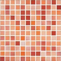 VC.2.01.0605 Мозаика Versicolor Mosaic Red-Orange 2,5x2,5 30x30 Serapool
