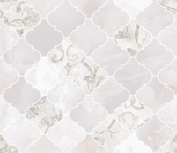 Versace (Gardenia Orchidea) 262620 Мозаика MOSAICO ARABESCATO ONICE BIANCO 35x35 Versace (Gardenia Orchidea)