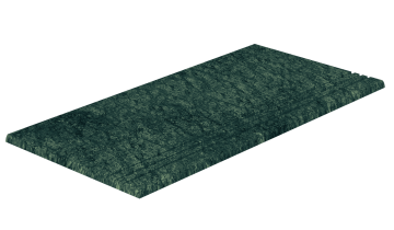 VGSCL Ступени Ступень Verde Guatemala Left Antislip 33х66 Serapool