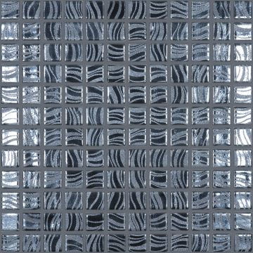 Vidrepur Мозаика Glitter Black 7803 (на сетке) 25x25 31,7x31,7 Vidrepur