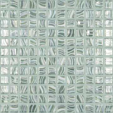 Vidrepur Мозаика Glitter Jade 7806 (на сетке) 25x25 31,7x31,7 Vidrepur