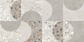 Vitra K949799LPR01VTE0 Керамогранит Beton-Terrazzo Декор Геометрический 30x60 Vitra