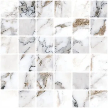 Vitra Мозаика K949879LPR1VTE0 Marble-X Бреча Капрайа Белый ЛПР 30x30 Vitra