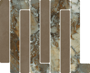 VIVES 41W9 Мозаика Mosaico Trellick Tassili Mokka 30x24,2 VIVES