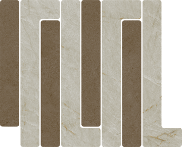 VIVES 41WE Мозаика Mosaico Trellick Uyuni Mokka 30x24,2 VIVES