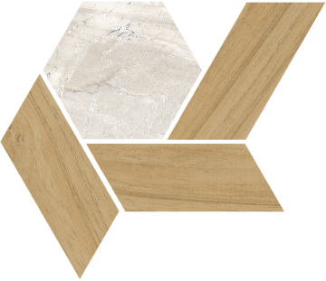 VIVES Мозаика 405A Mosaico Lesnaya Nacar 20x17.5 VIVES