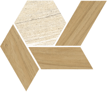 VIVES Мозаика 405G Mosaico Lesnaya-SP Beige 20x17.5 VIVES