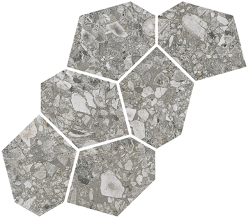 VIVES Мозаика Mosaico Aymaras Cemento 24.2x39.5 VIVES