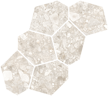 VIVES Мозаика Mosaico Aymaras Marfil 24.2x39.5 VIVES
