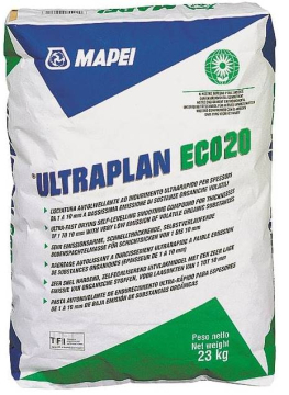 Выравнивающие элементы Cамовыравнивающийся состав ULTRAPLAN ECO 20 Mapei