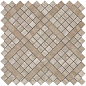 9MVB Marvel Travertino Silver Diagonal Mosaic 30.5x30.5 Atlas Concorde
