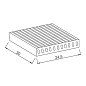 K807 Система туннельного канала Cobalt 24,5x30 Serapool фото в миниатюре 2