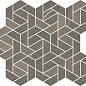 620110000157 Metropolis Arcadia Brown Mosaico Icon 28.6x34.7 Italon
