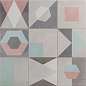 Epica Gris Ornato 20x20 Ceramicalcora
