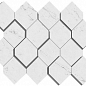 AS4A Marvel Stone Carrara Pure Mosaico Esagono 3D 28,2X35,3 Atlas Concorde