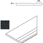 620090000411 Titanio Bordo Svasato Round DX 30x60 Italon