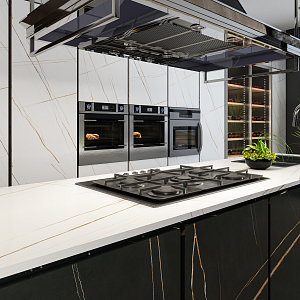 Laurent Gilded White Delfone