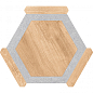 Oregon Haya Gris 22x25 Monopole Ceramica