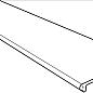 Ступень фронтальная Rodeno Round. Smooth Nogal 33x120 Gres de Aragon
