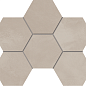 Мозаика GF02 Graffito Light Beige Hexagon неполированный 25x28,5 Estima
